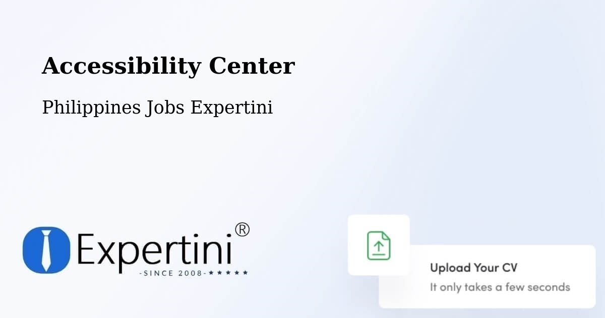 Accessibility Statement – Silang - Philippines Jobs Expertini