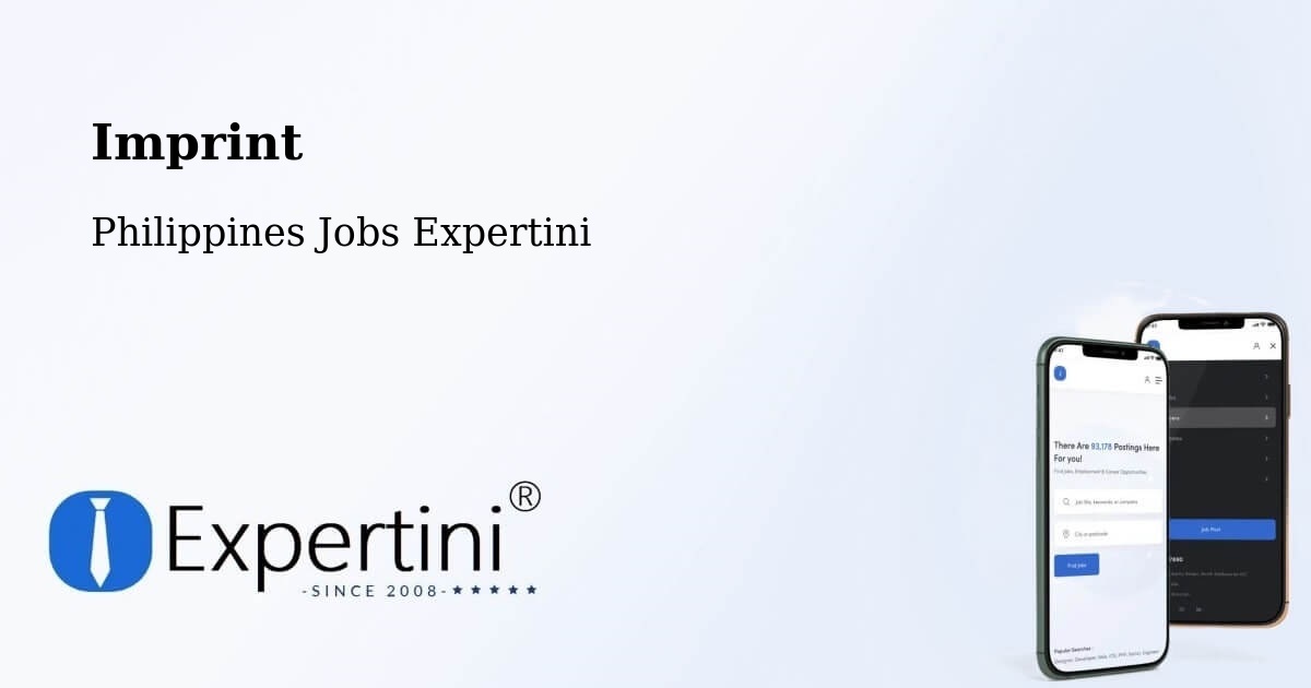 Imprint – Silang - Philippines Jobs Expertini